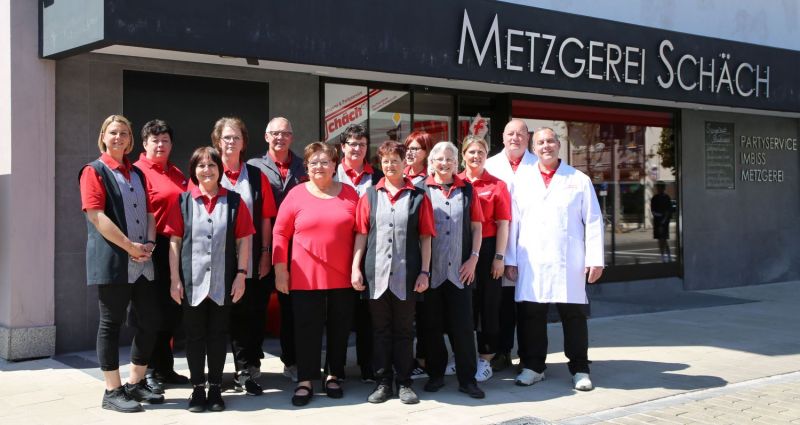 Team der Metzgerei Schäch in Ostfildern-Kemnat